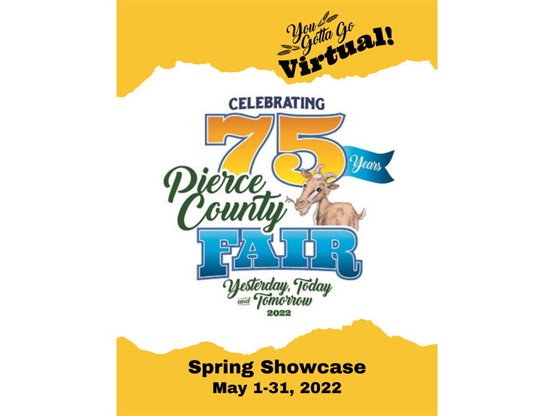 Logo for 2022 Pierce County Fair Spring Showcase