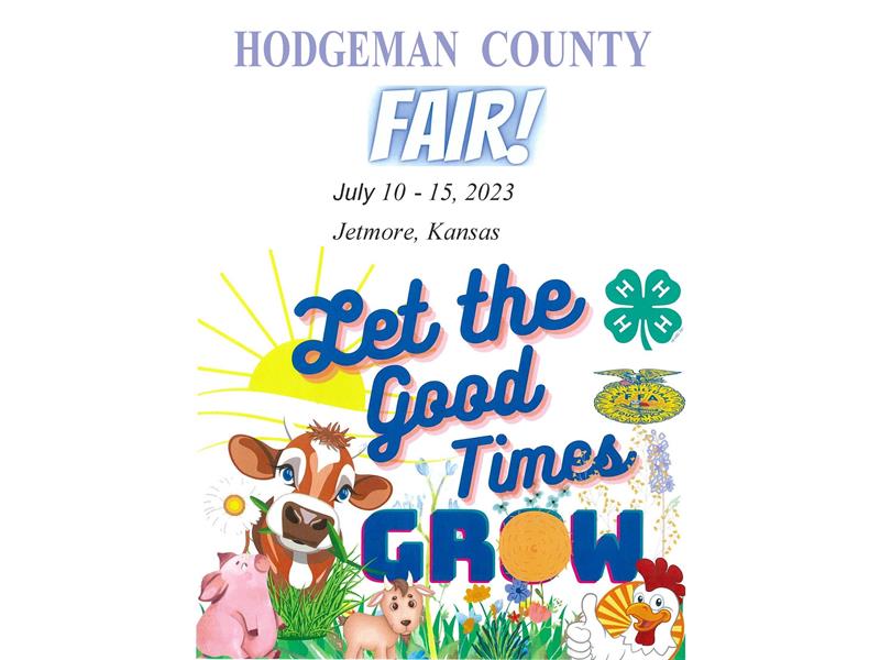 Logo for 2023 Hodgeman County Fair