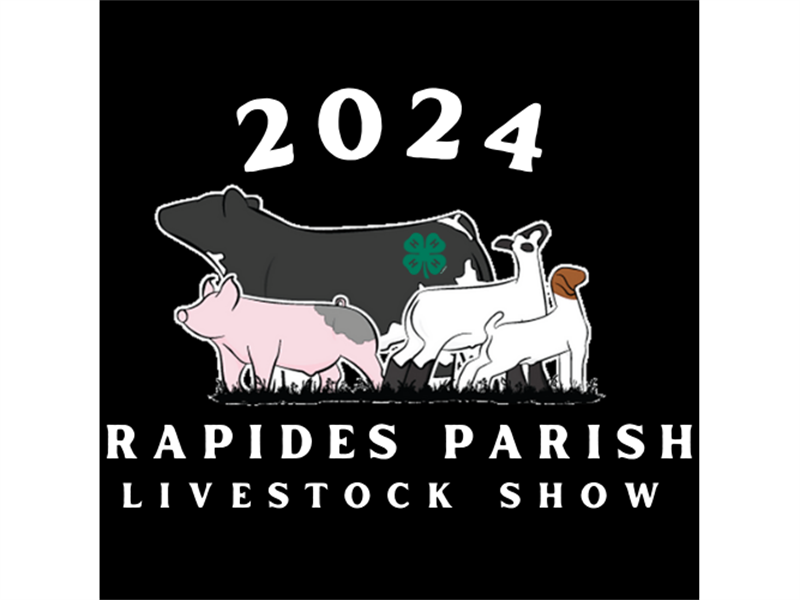 Logo for 2024 Rapides Parish Livestock Show