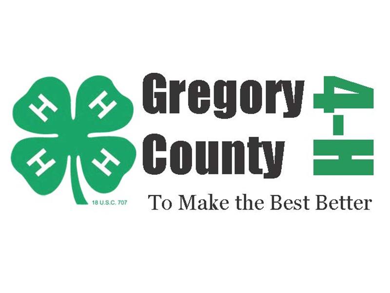 Logo for 2024 Gregory County 4-H Achievement Days