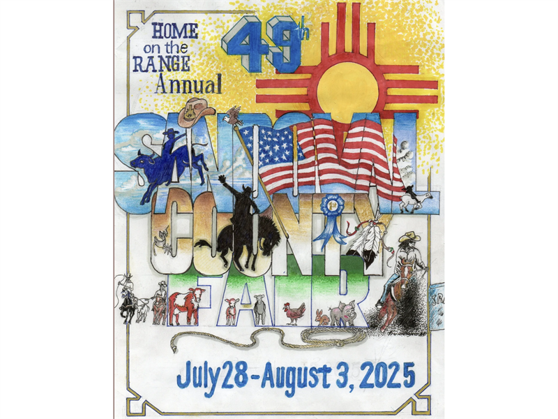 Logo for 2025 Sandoval County Fair